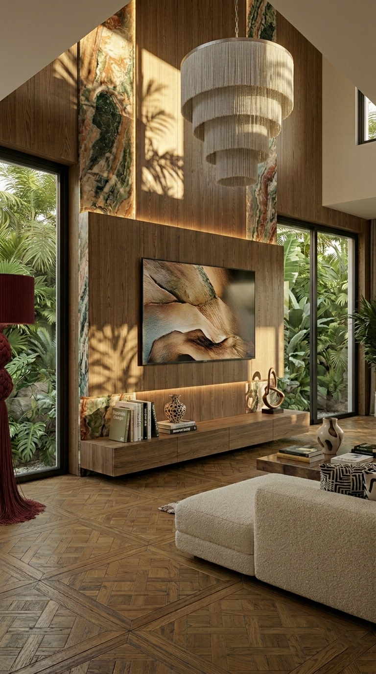 The Al Barari Villa Dubai living room